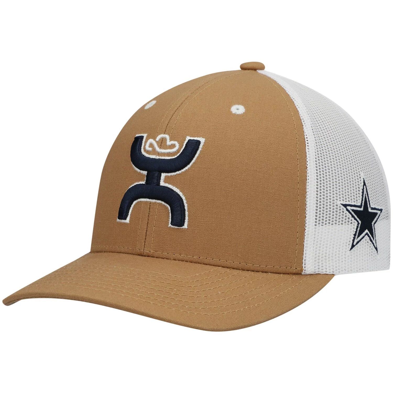 

Мужская кепка Trucker Snapback с логотипом HOOey Tan/White Dallas Cowboys