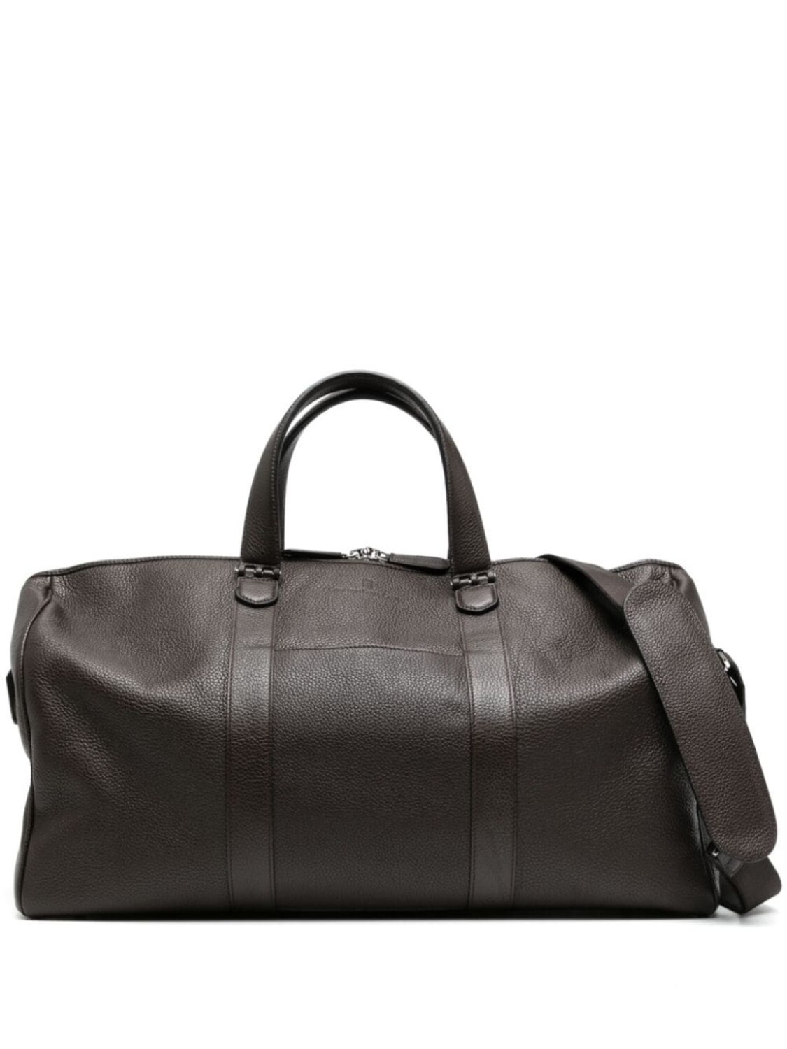 

Graf von Faber-Castell Weekender leather luggage bag, коричневый