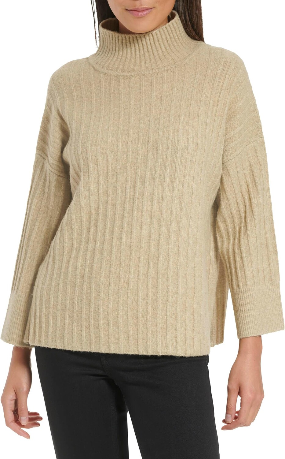 

Свитер Wide Rib Rglan Sleeve Calvin Klein, цвет Chai