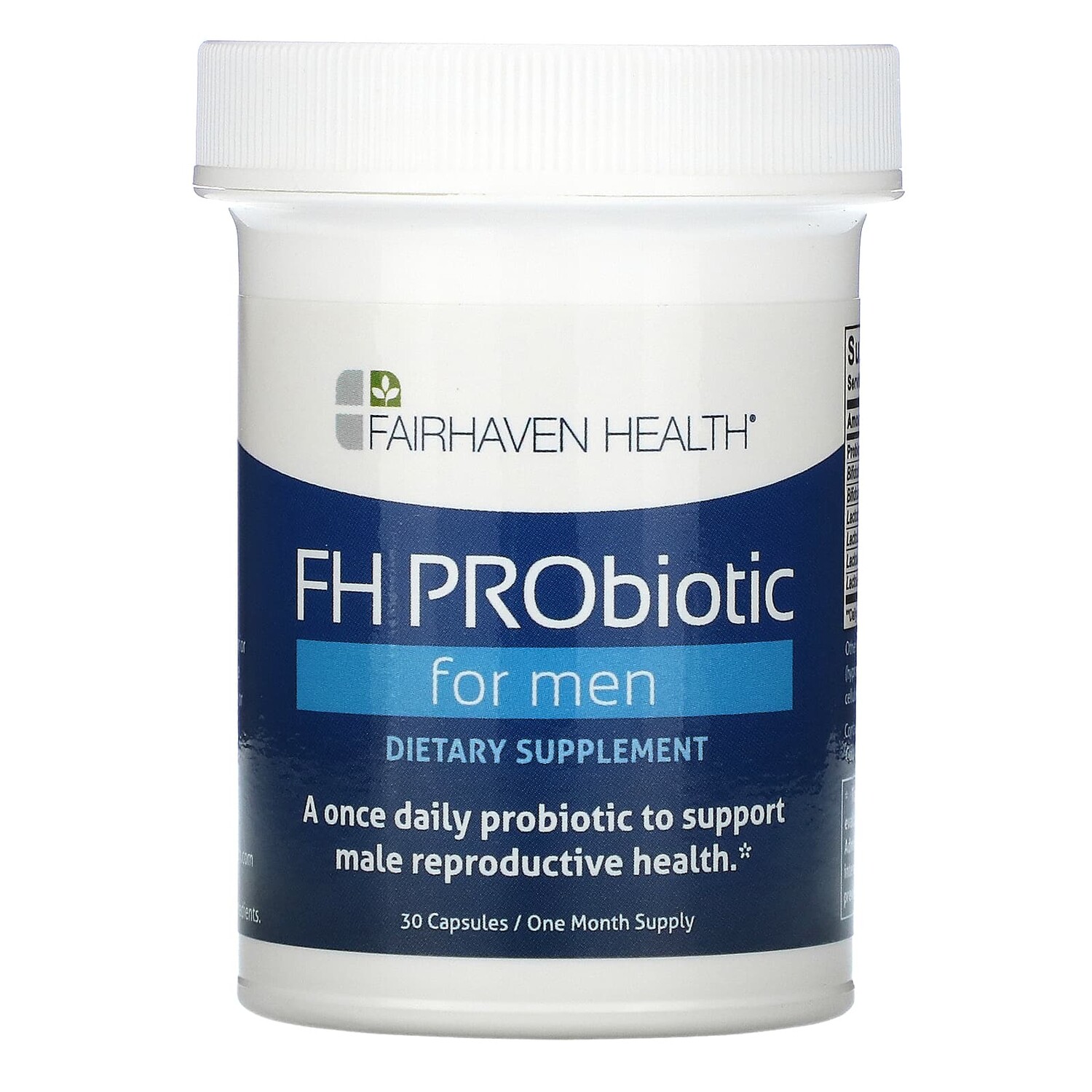

FH PRObiotic для мужчин, 30 капсул, Fairhaven Health