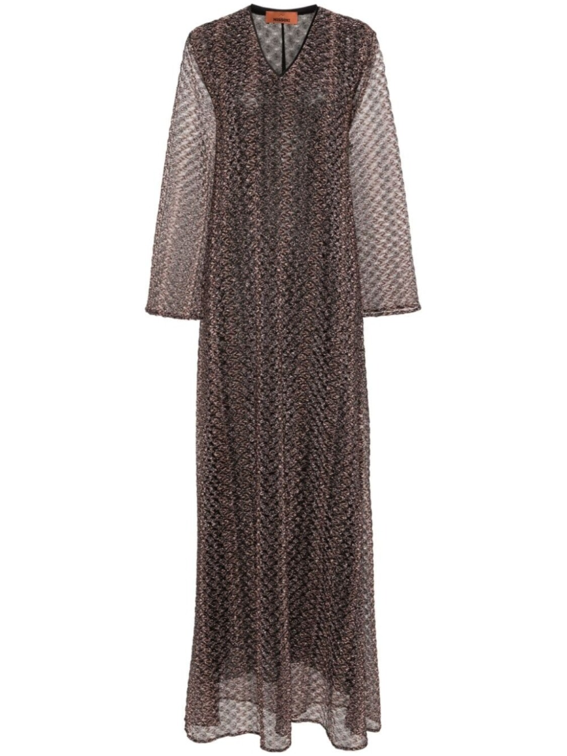 

Missoni кафтан с люрексом, черный