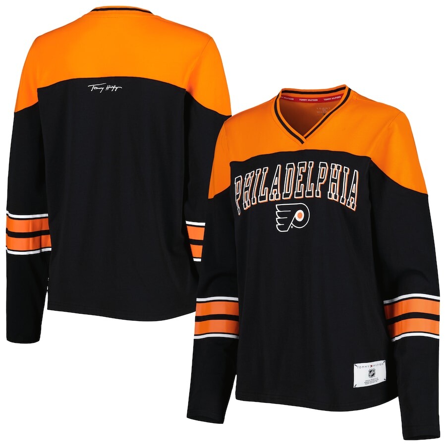 

Футболка с длинным рукавом Tommy Hilfiger Philadelphia Flyers, черный