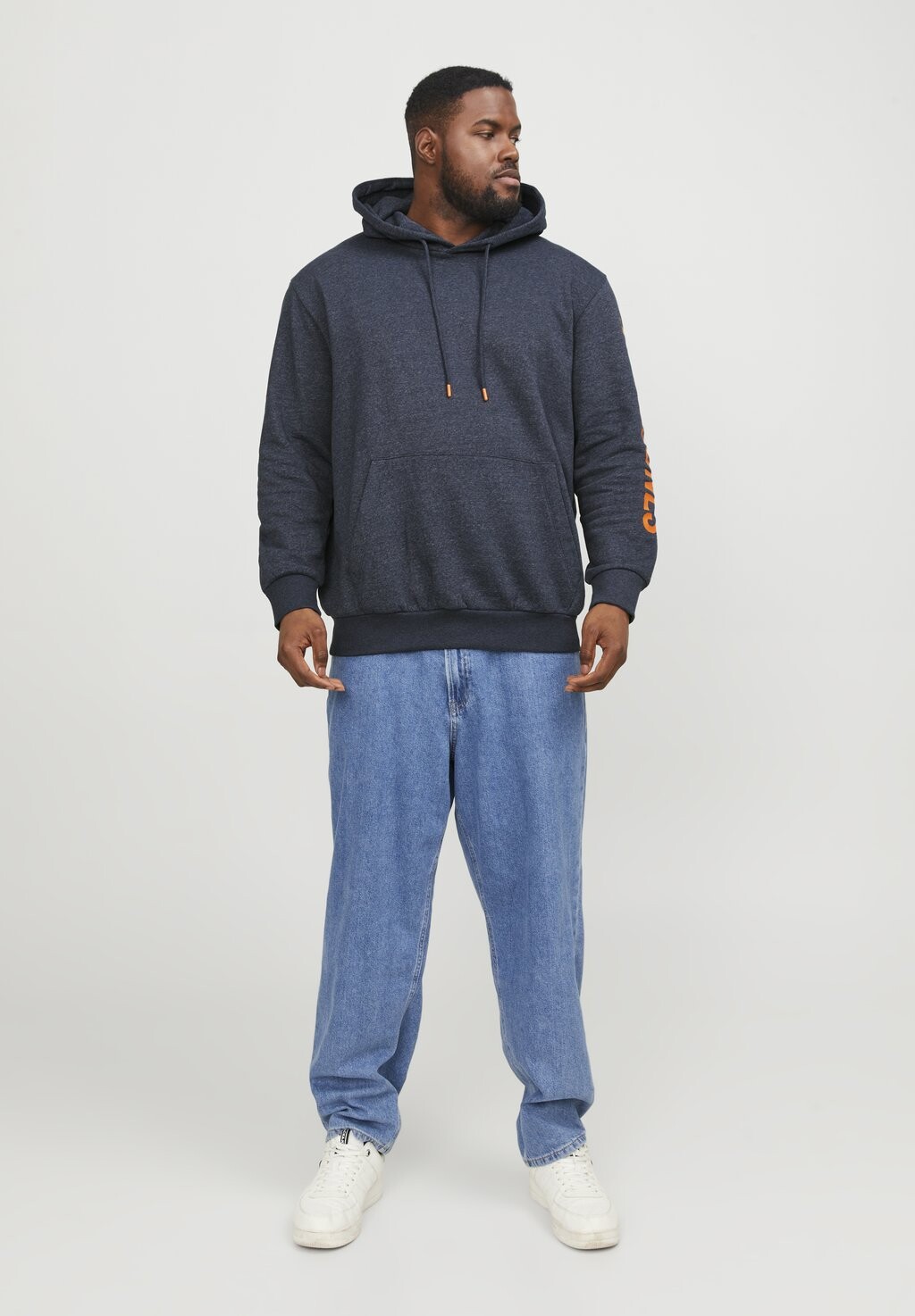 

Толстовка PLUS SIZE Jack & Jones, темно-синий пиджак
