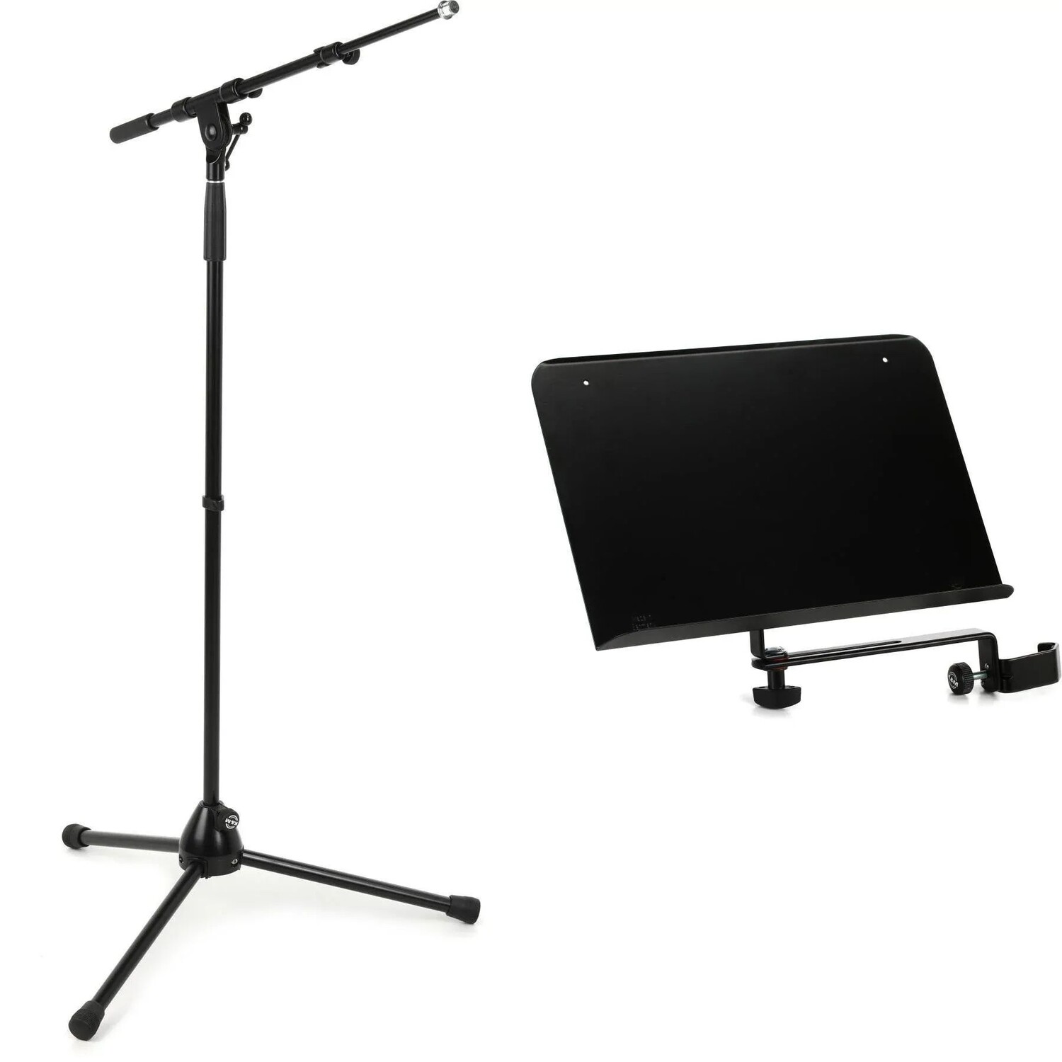

K&M 210/9 Телескопическая стойка для микрофона и держатель для нот