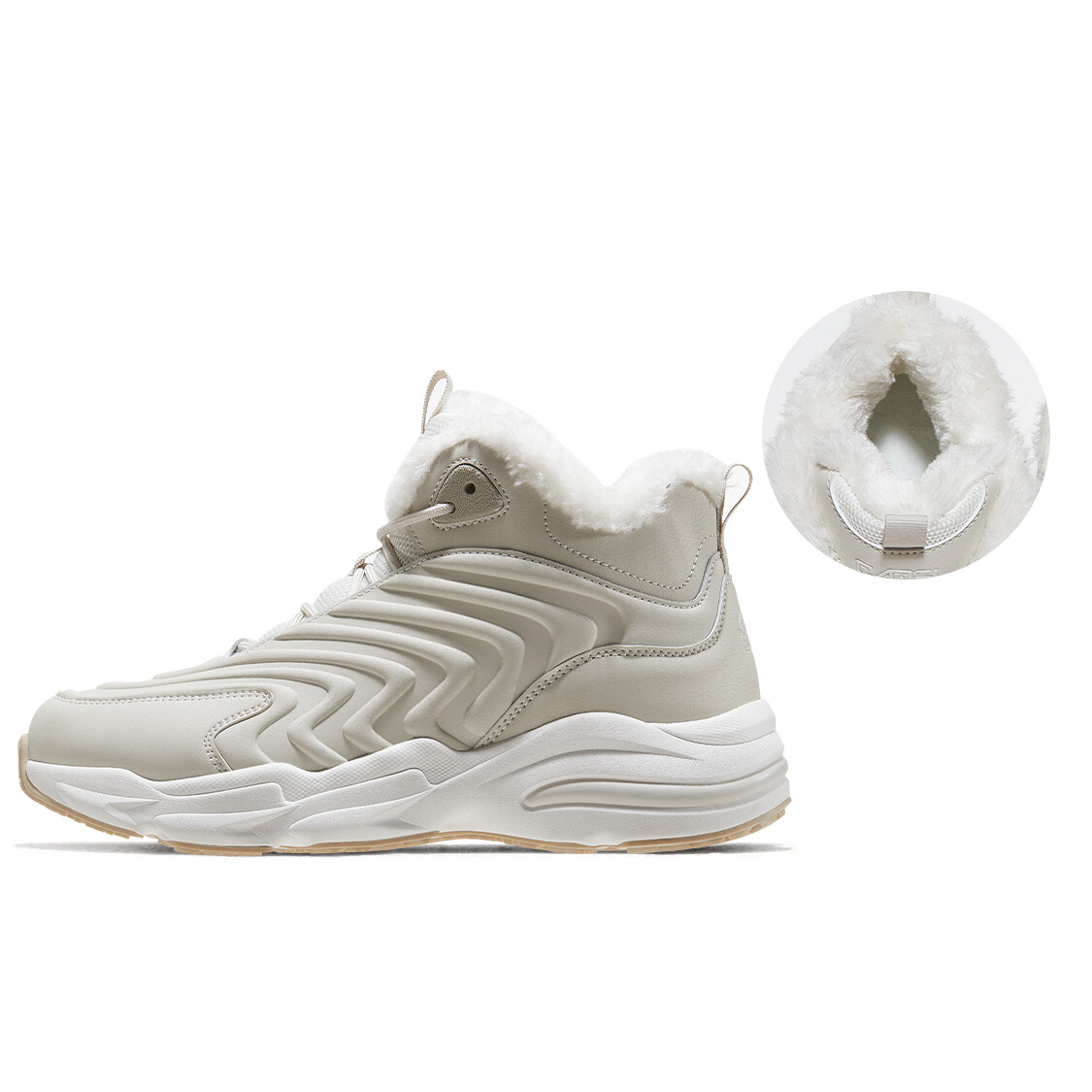 

Кроссовки CAMEL Lifestyle Shoes Women's Mid-top, слоновая кость/серый