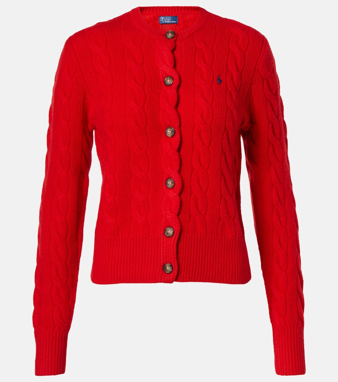 

Кардиган из шерсти и кашемира Polo Ralph Lauren, красный