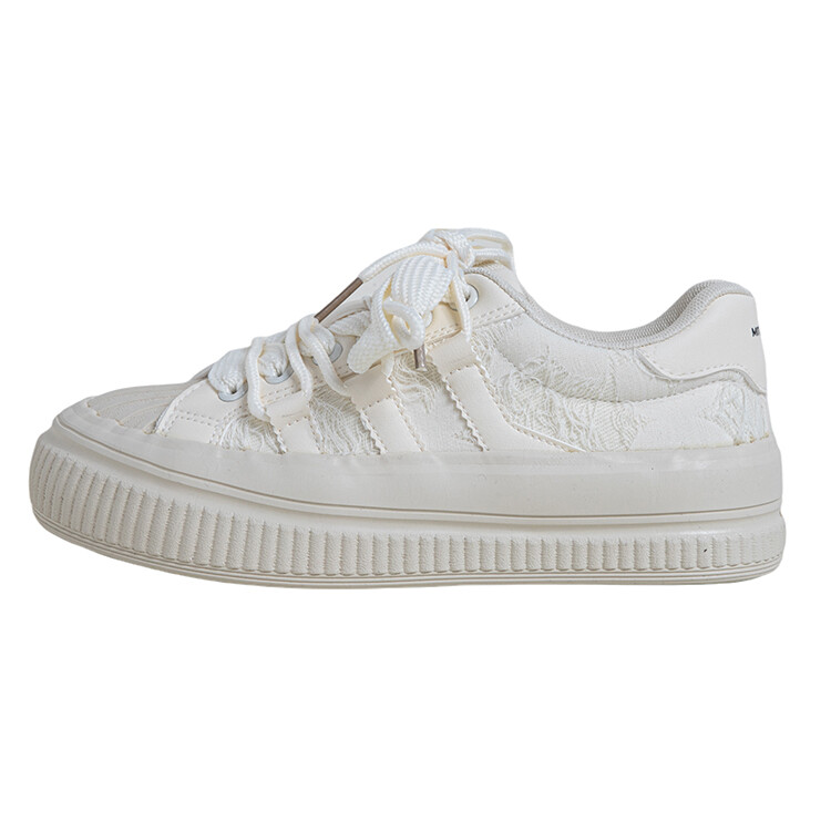 

Кроссовки MINGKUANG Skateboarding Shoes Women's Low-top, бежевый