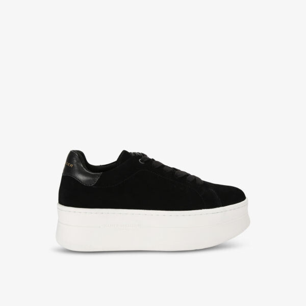 

Кожаные кроссовки на платформе Laney Pumped с орлом Kurt Geiger London, черный