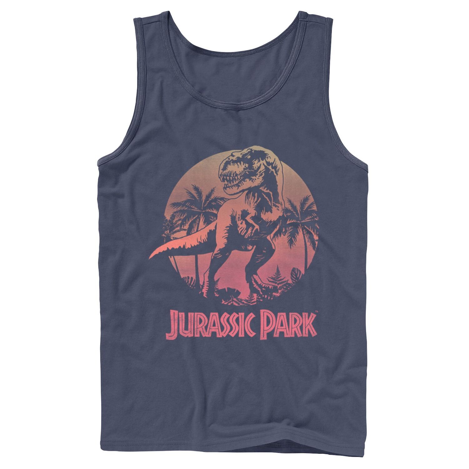 

Мужская майка Jurassic Park T-Rex Gradient Sunset