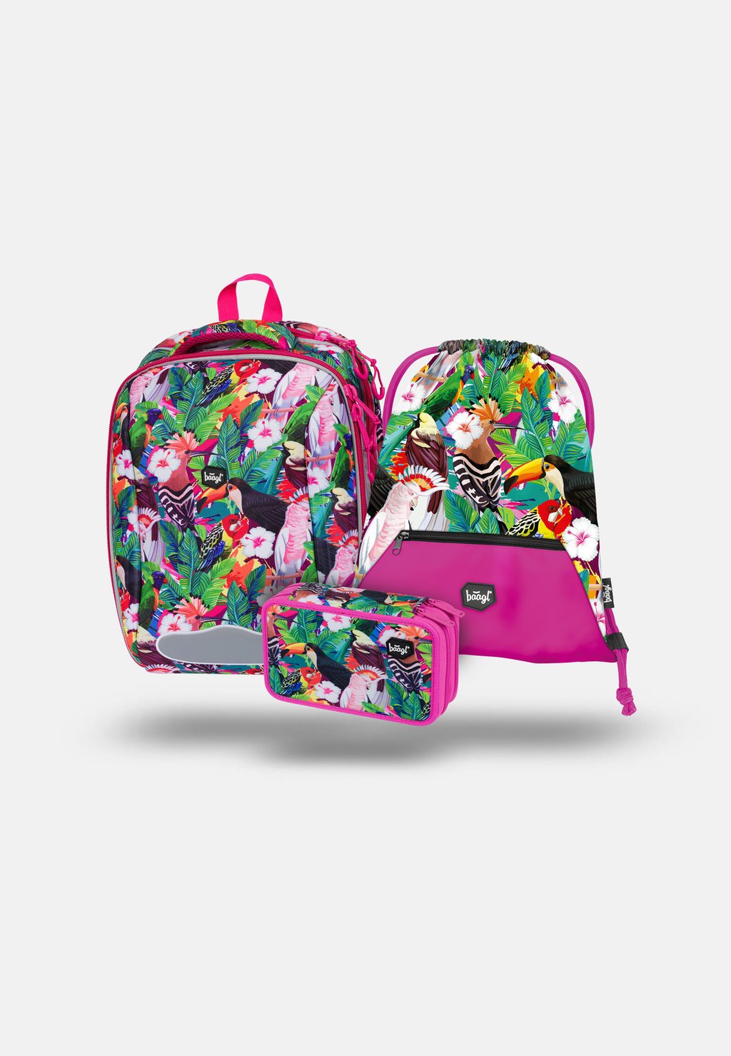 Комплект школьных сумок SET Baagl, цвет rosa