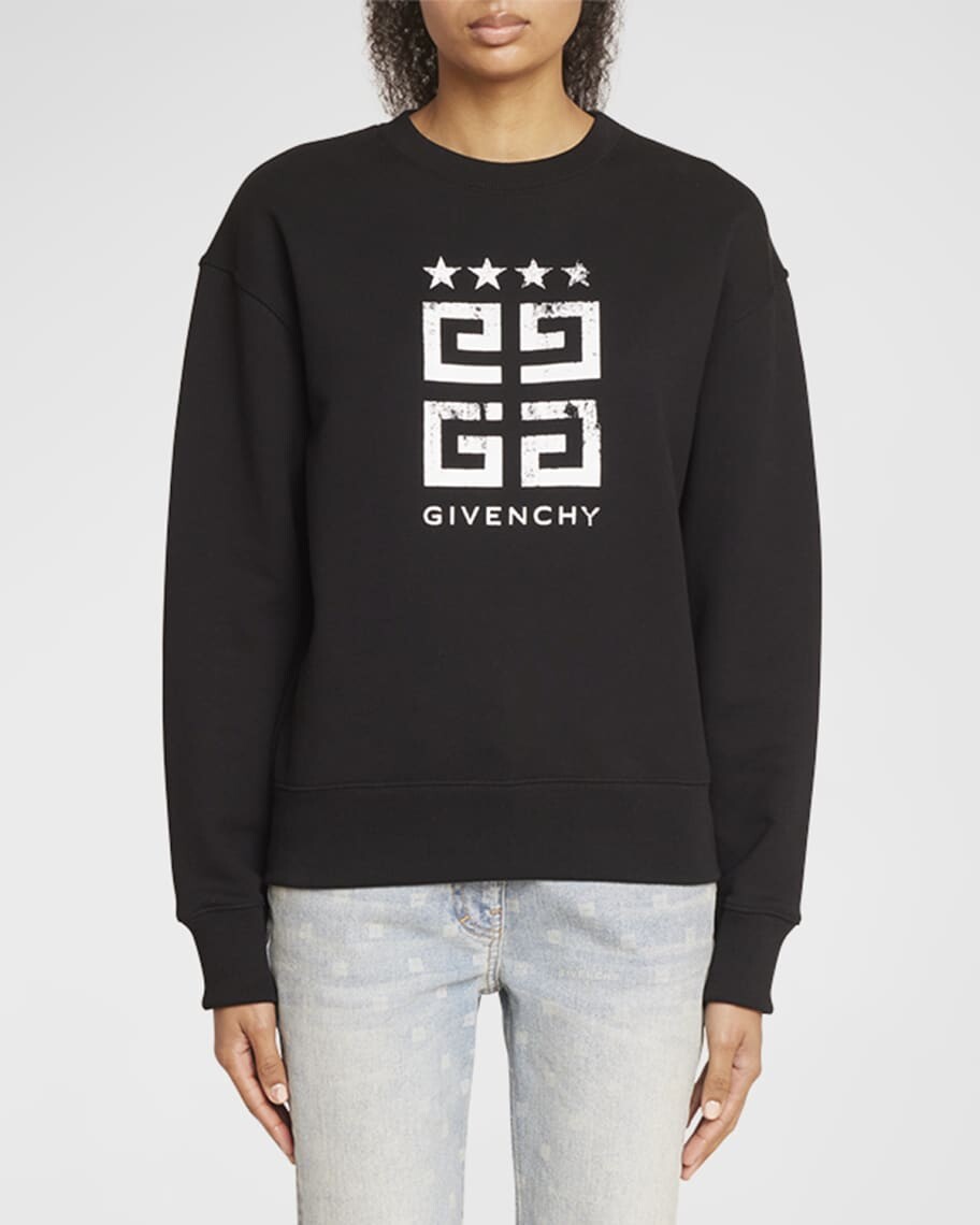 

Хлопковая толстовка с логотипом 4G Givenchy