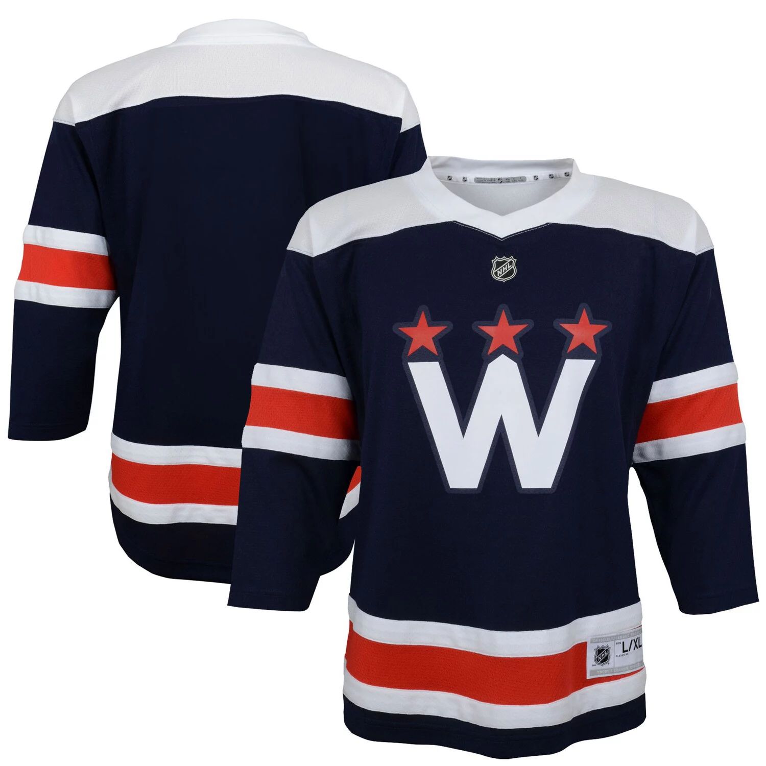 

Альтернативная копия Джерси Toddler Navy Washington Capitals 2020/21 Outerstuff