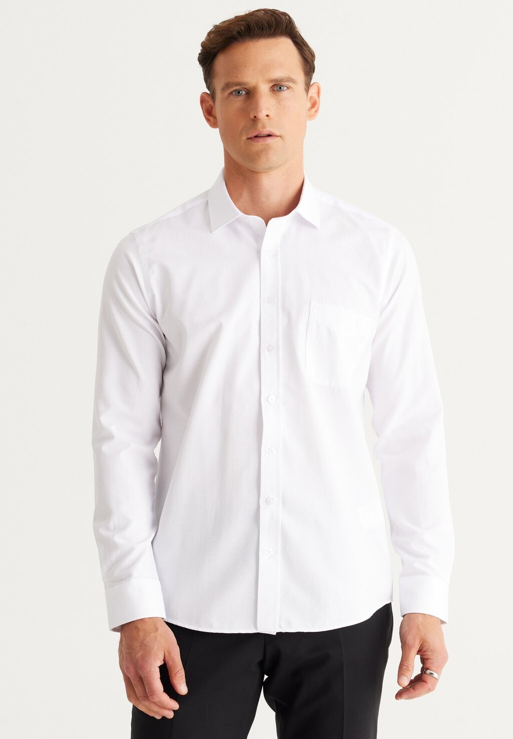 

Рубашка PAINTED AC&CO / ALTINYILDIZ CLASSICS, цвет Slim Fit Painted Yarn Shirt
