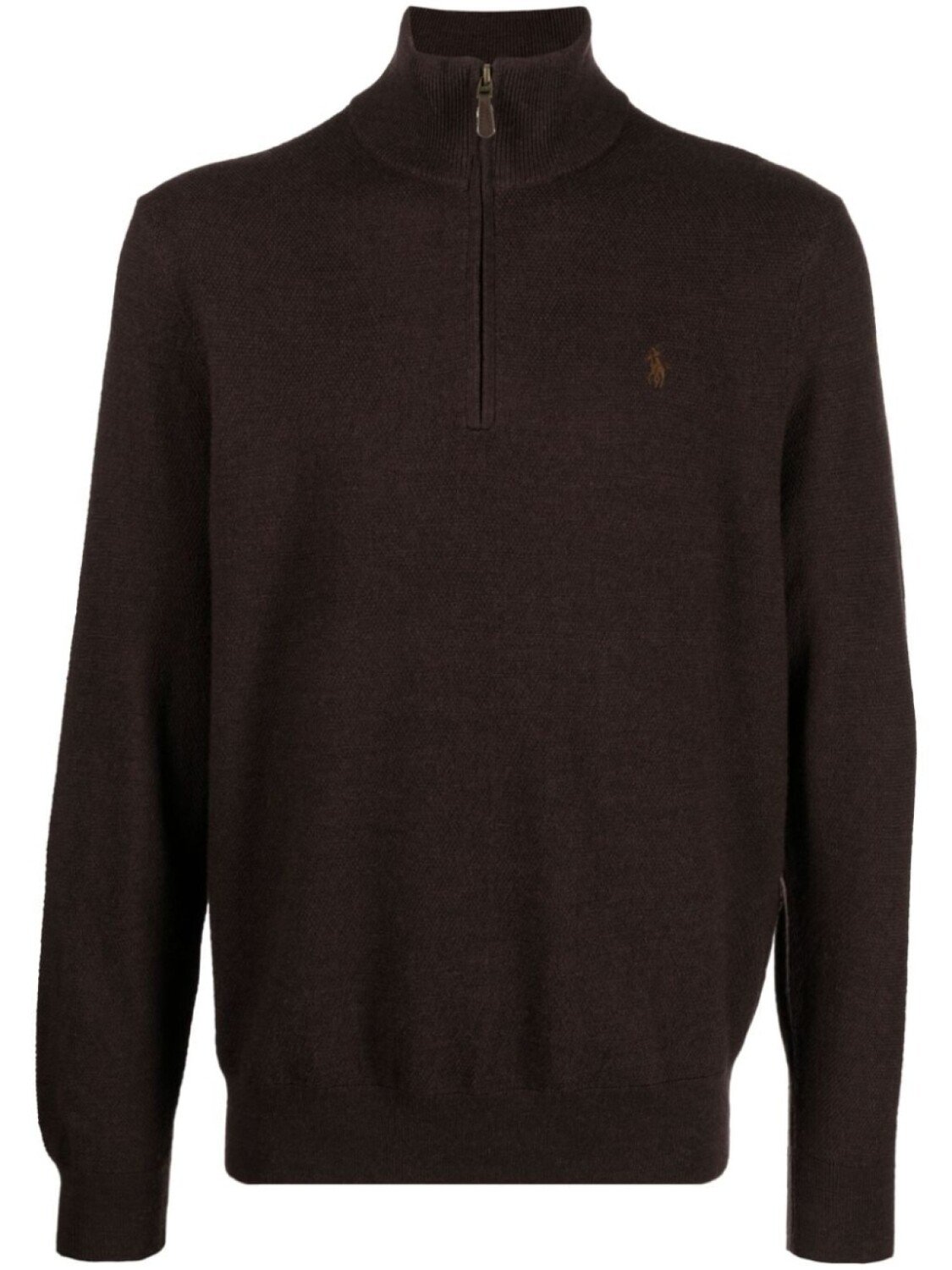 

Polo Ralph Lauren шерстяной джемпер с высоким воротником, коричневый