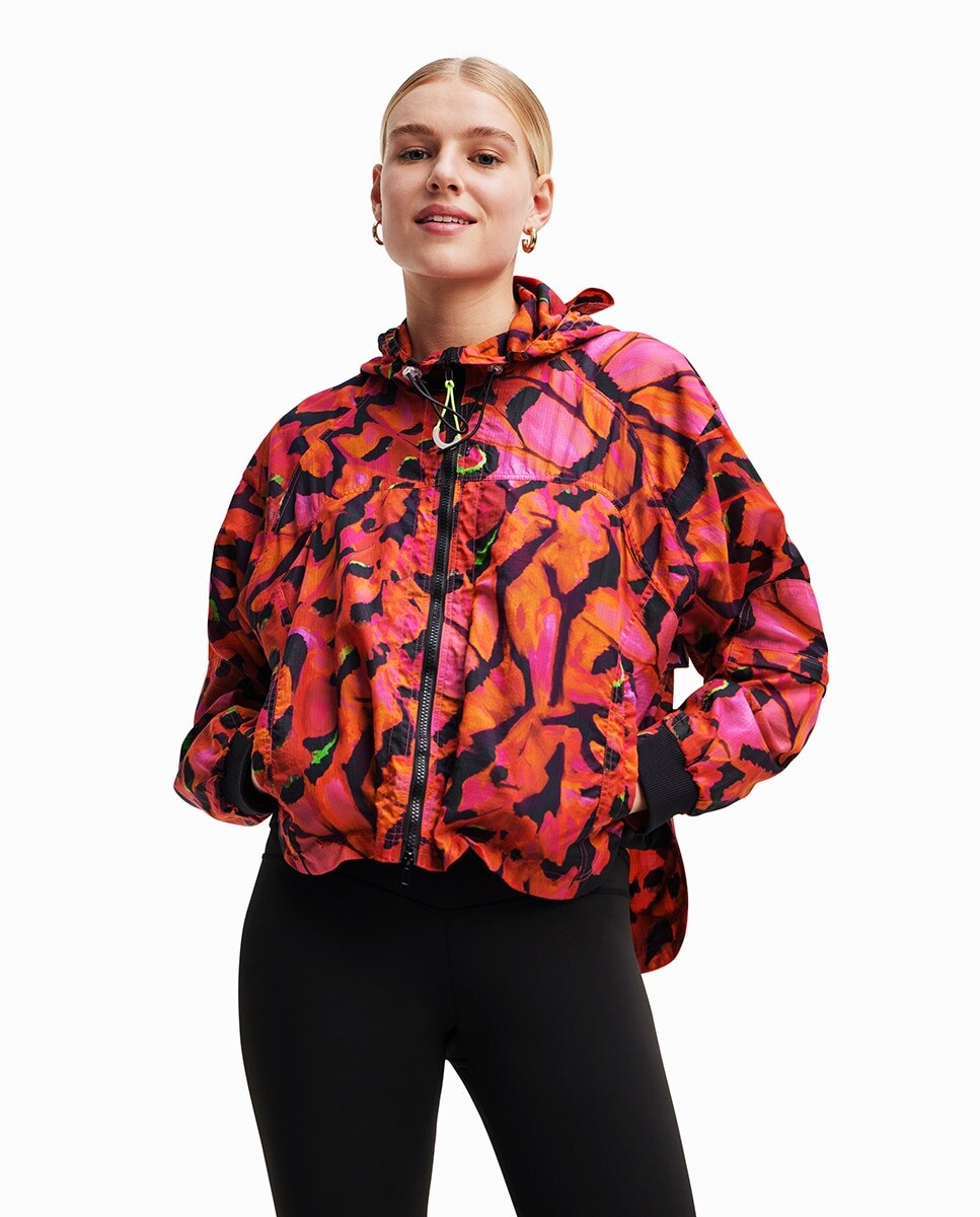 

Короткая спортивная куртка-бабочка Desigual, красный