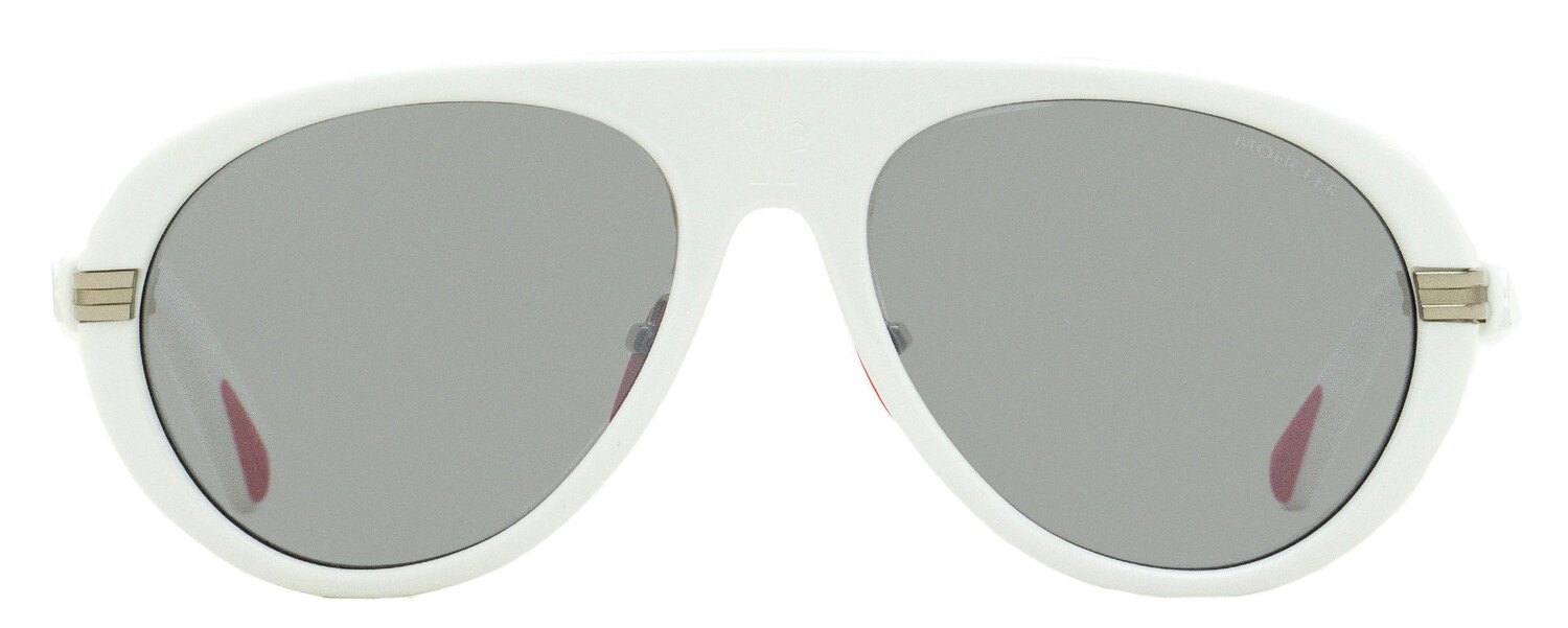 

Moncler Мужские солнцезащитные очки Navigaze ML0240 21C Белые 57 мм