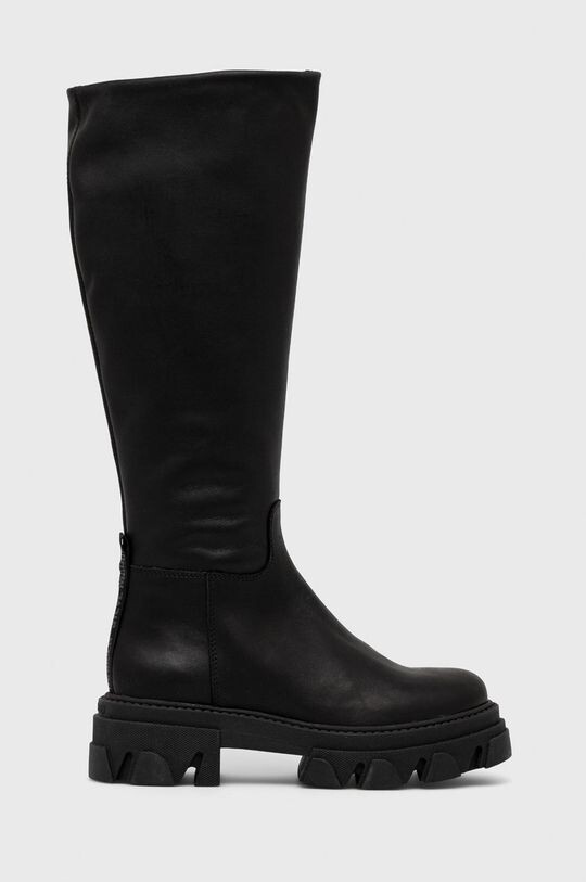 

Кожаные ботинки Стива Мэддена Steve Madden, черный