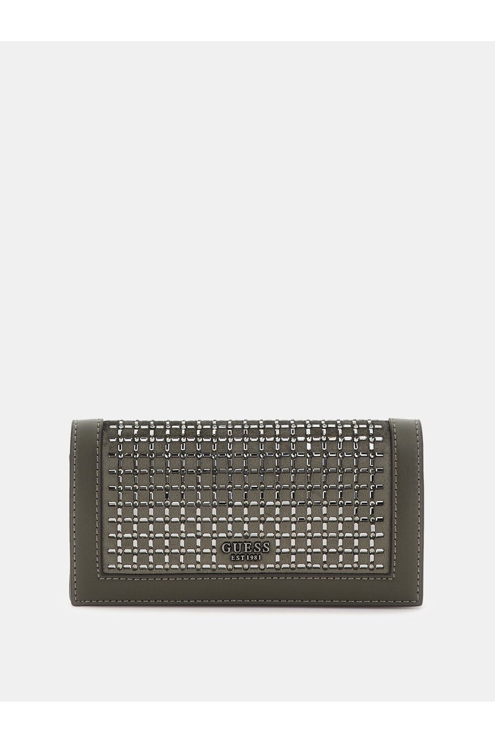 

Позолоченный женский клатч Guess, серый