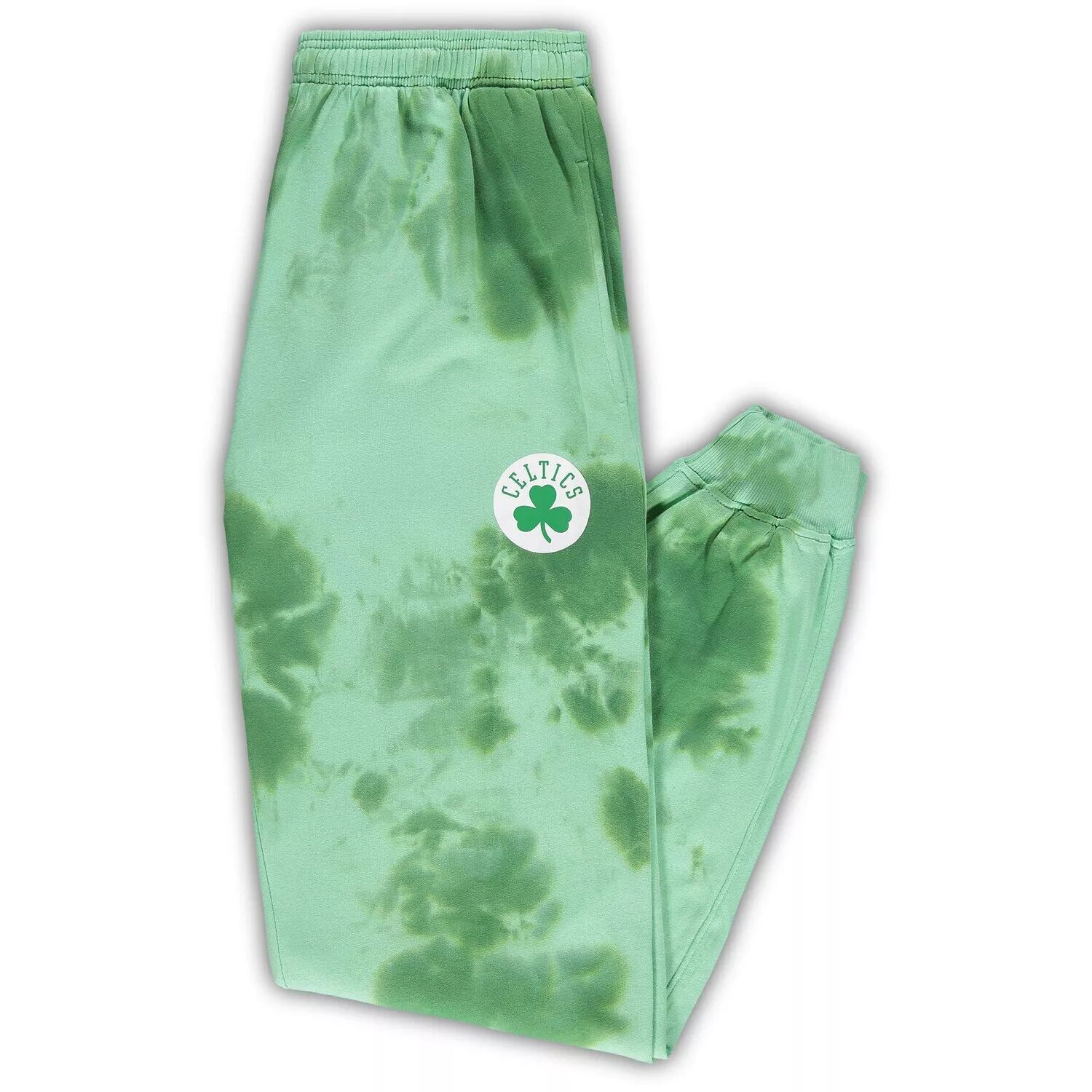 

Мужские брюки для бега с логотипом Kelly Green Boston Celtics Big & Tall с надписью Cloud Dye Fanatics