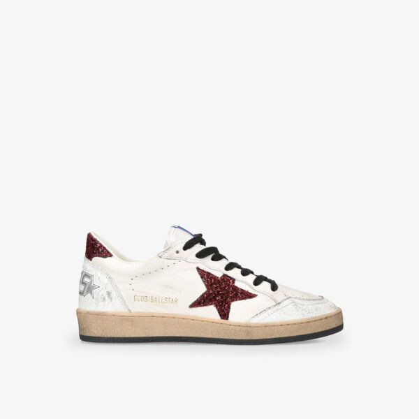 

Кожаные низкие кеды Ball Star Golden Goose, белый
