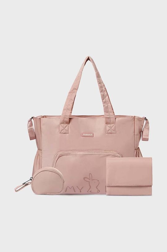 Сумка для коляски с пеленальным ковриком Mayoral Newborn, розовый сумка рюкзак с пеленальным ковриком цвет голубой 7588693