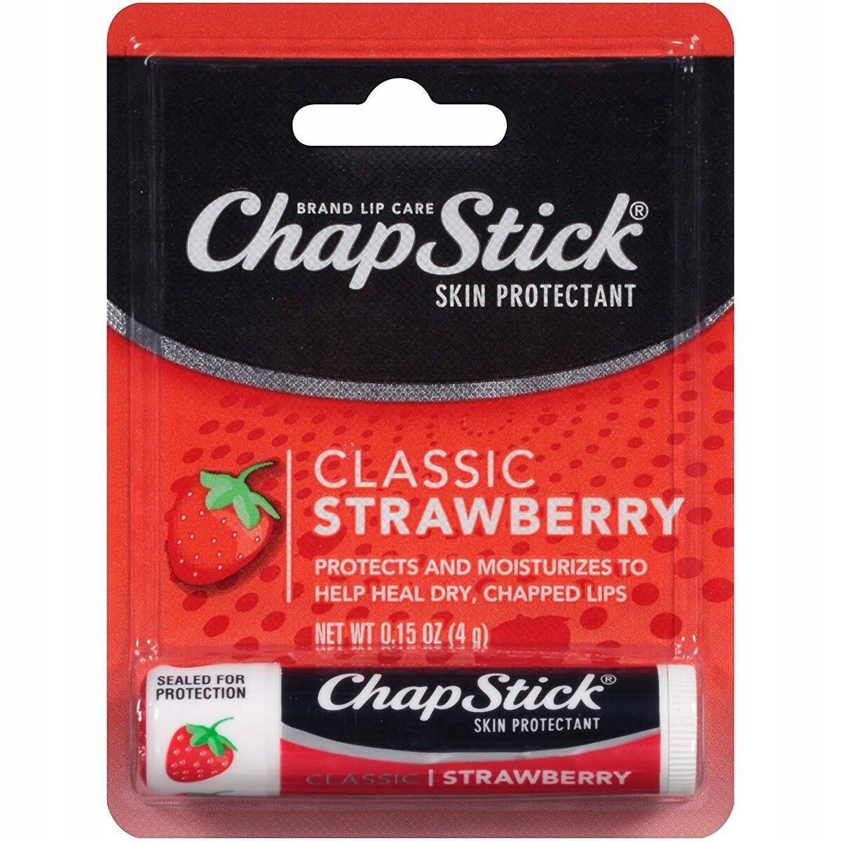 

ChapStick, Бальзам для губ, Клубника, 4г Other