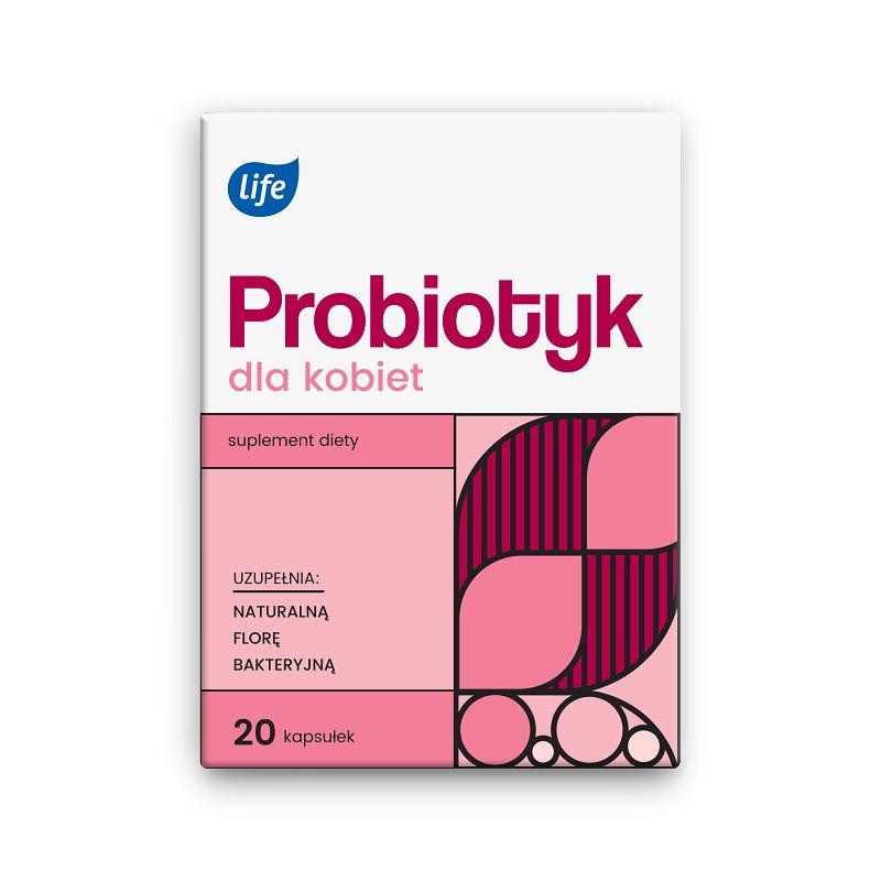 Пробиотик для женщин Life Probiotyk Dla Kobiet, 20 шт малина глен кое