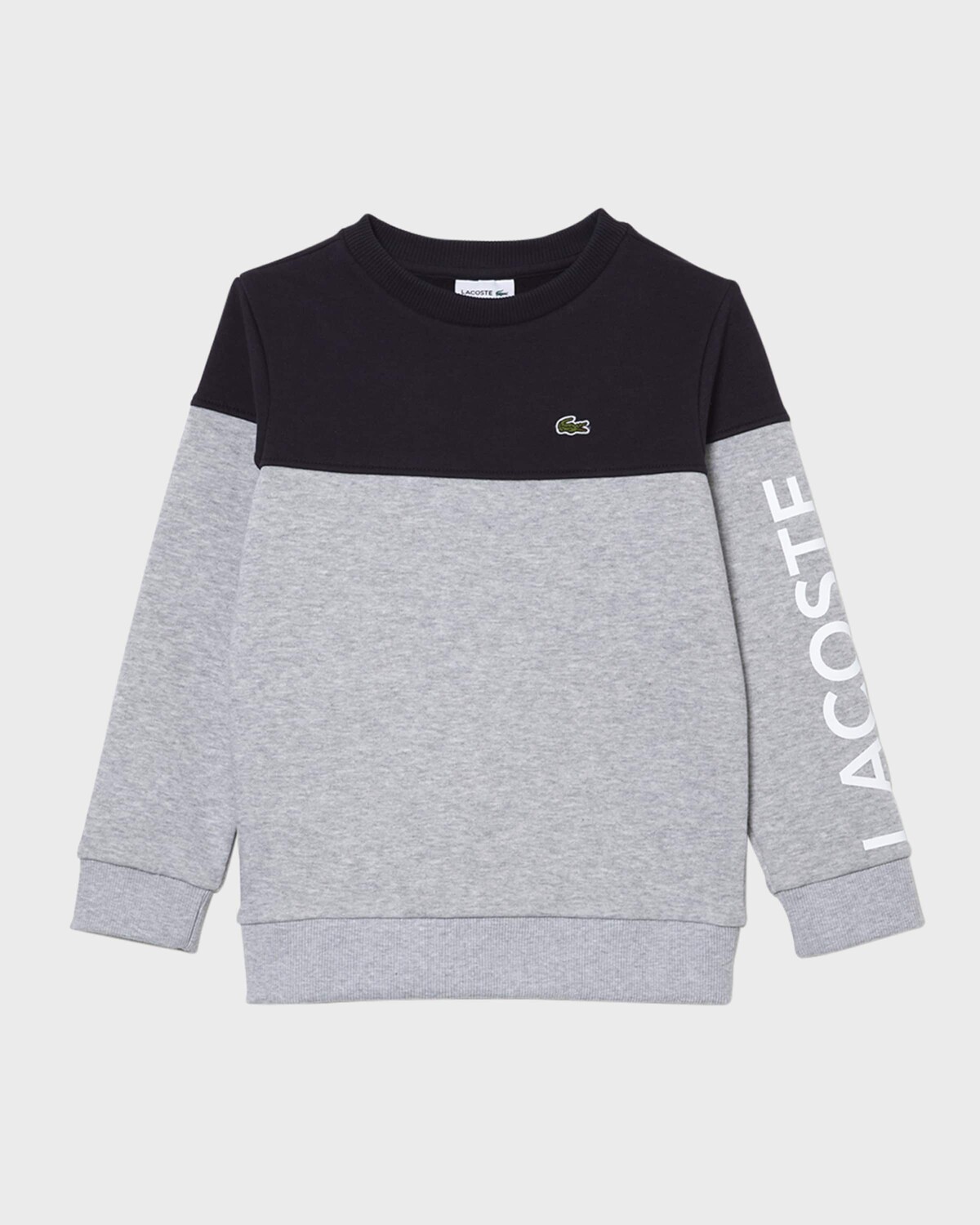 

Двухцветный свитшот с логотипом для мальчика, размер 2–8 Lacoste, цвет Dark Blue