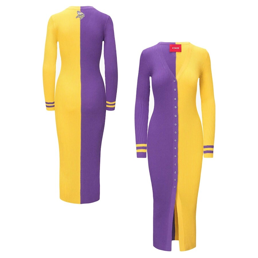 

Платье-свитер STAUD Minnesota Vikings, фиолетовый