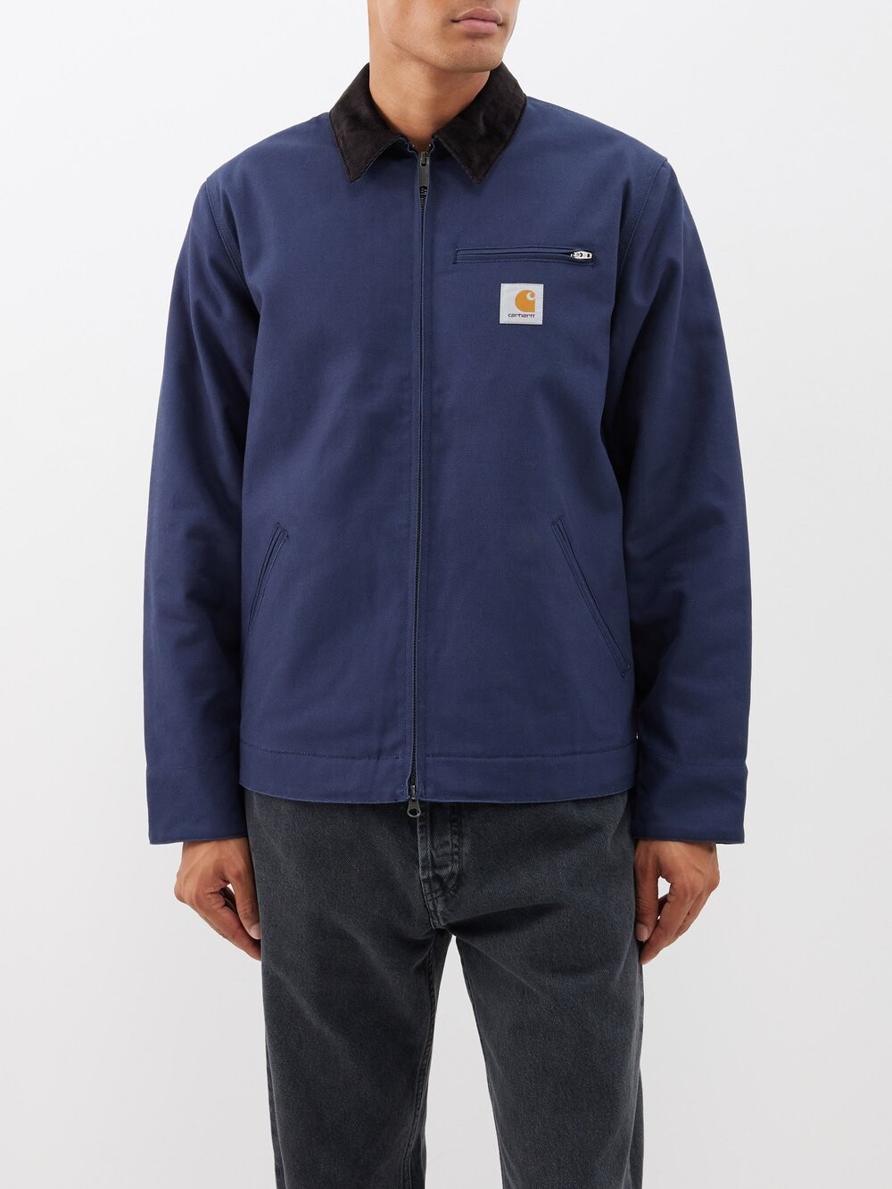 

Парусиновая куртка detroit плотностью 12 унций Carhartt WIP, синий