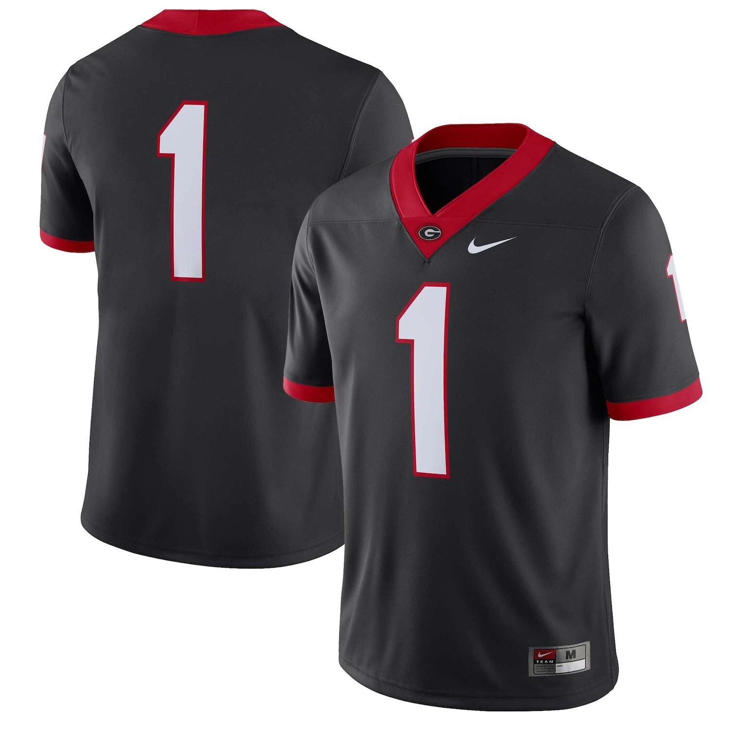 

Мужская черная майка №1 для альтернативной игры Georgia Bulldogs Nike