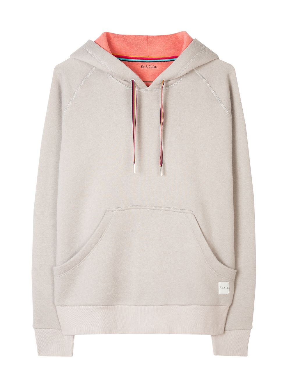 

Толстовка с капюшоном из смесового хлопка Paul Smith, серый