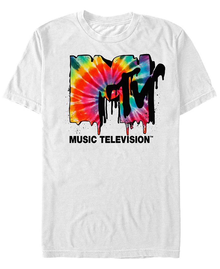 цена Мужская футболка с коротким рукавом и логотипом MTV Tie-Dye Fifth Sun, белый