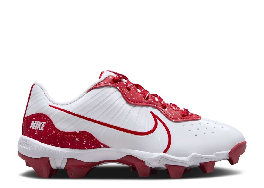 

Кроссовки Nike Alpha Huarache 4 Keystone GS, цвет White University Red Splatter