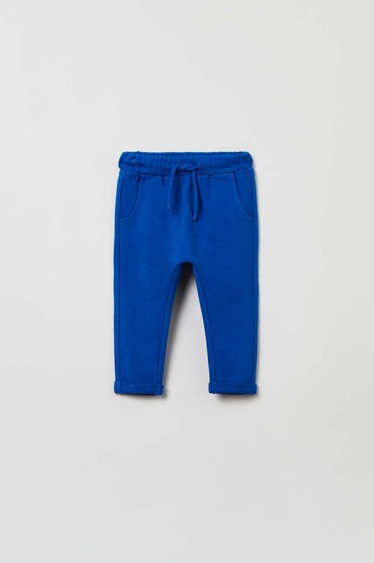 Спортивные брюки из хлопка для новорожденных OVS, синий