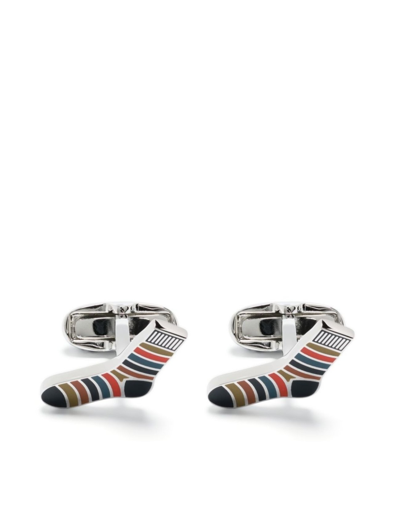 

Запонки в полоску Artist Stripe Paul Smith, серебряный