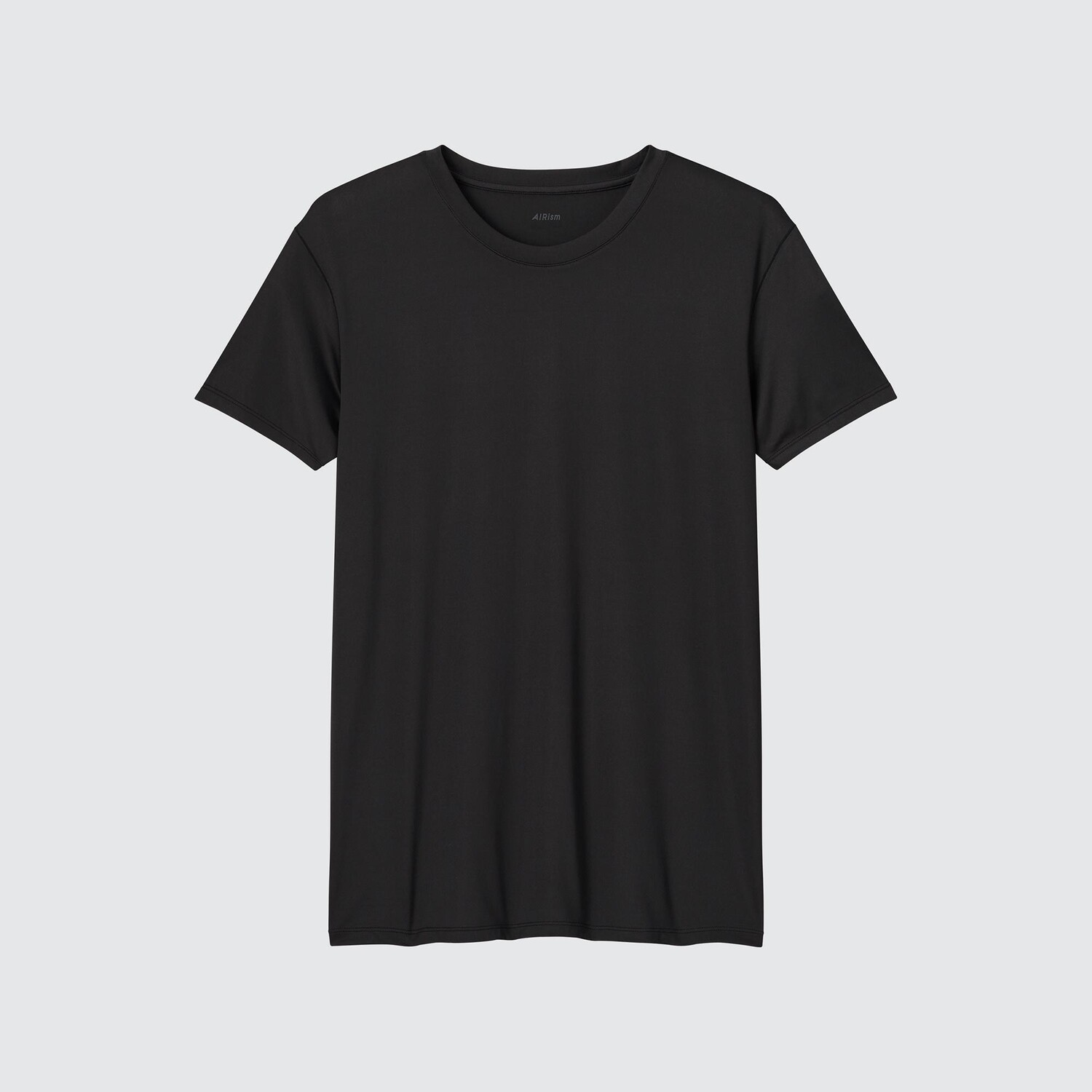

Футболка Uniqlo Airism с круглым вырезом с короткими рукавами, черный