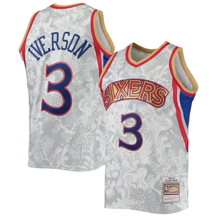 

Джерси Mitchell & Ness Philadelphia 76Ers, белый