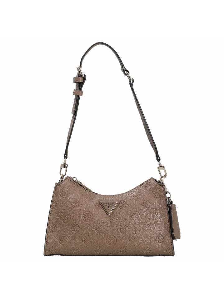 

Сумка через плечо Guess 27 cm, цвет dark taupe