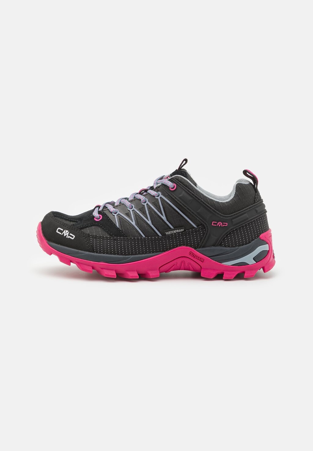 

Кроссовки RIGEL LOW TREKKING SHOE WP CMP, цвет antracite/fuxia