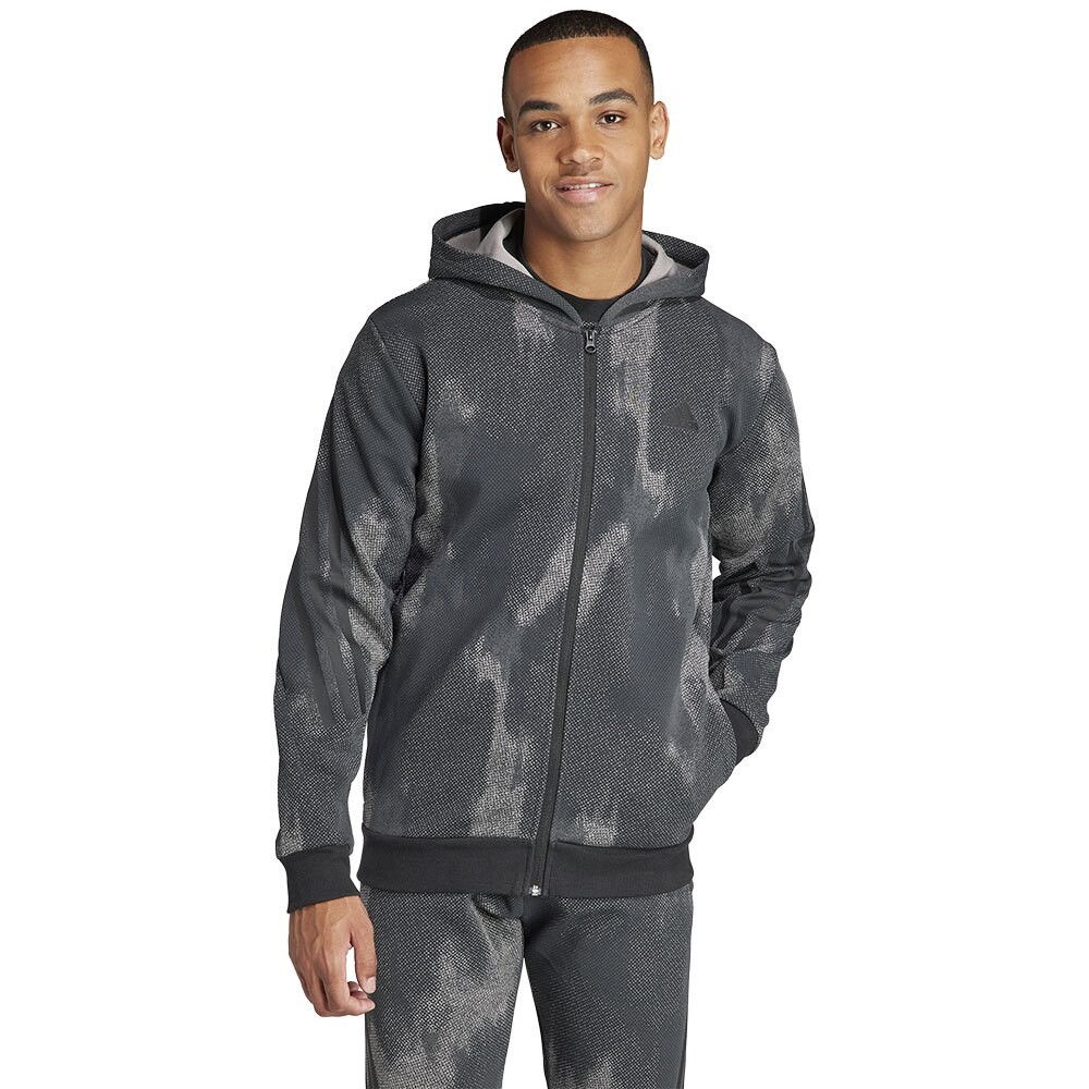 

Толстовка adidas Future Icons 3 Stripes Full Zip, серый