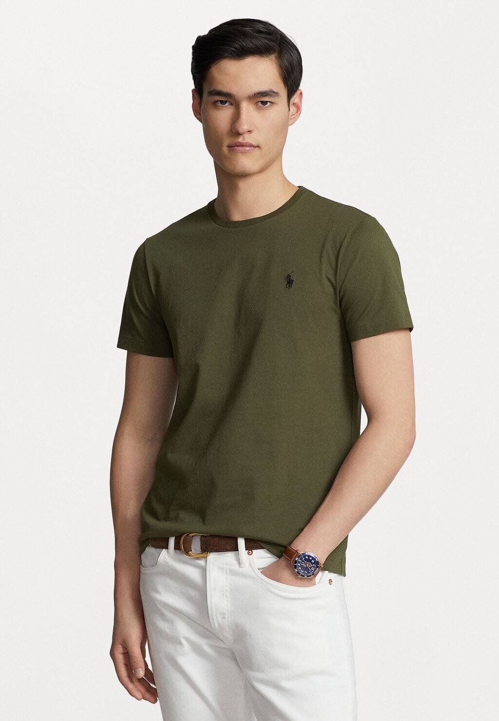 

Базовая футболка КОРОТКИЙ РУКАВ Polo Ralph Lauren, броненосец