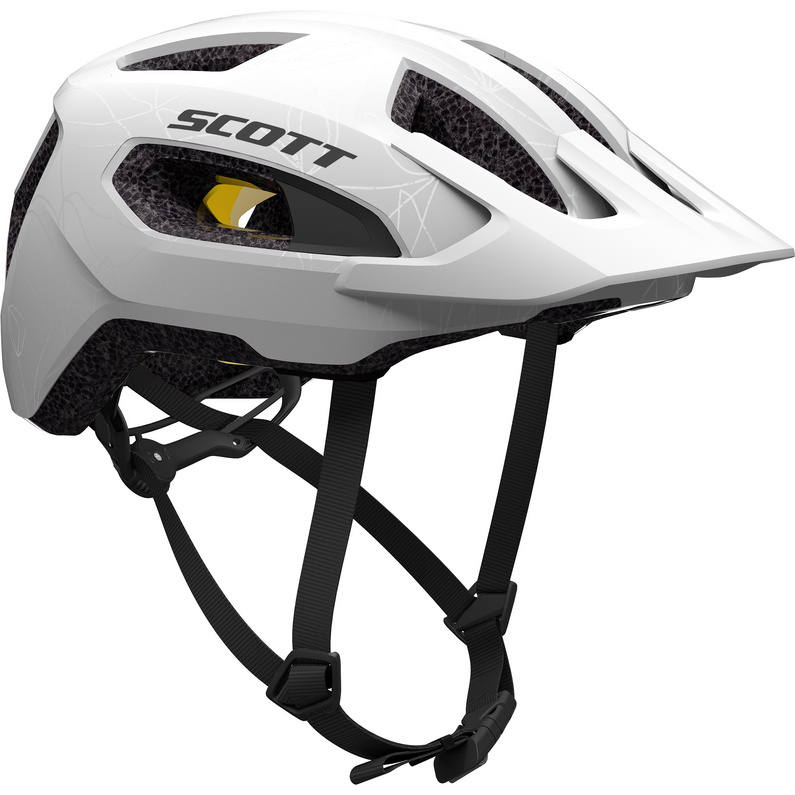 Велосипедный шлем Supra Plus CE Scott, белый шлем scott supra ce серый один размер 54 61см