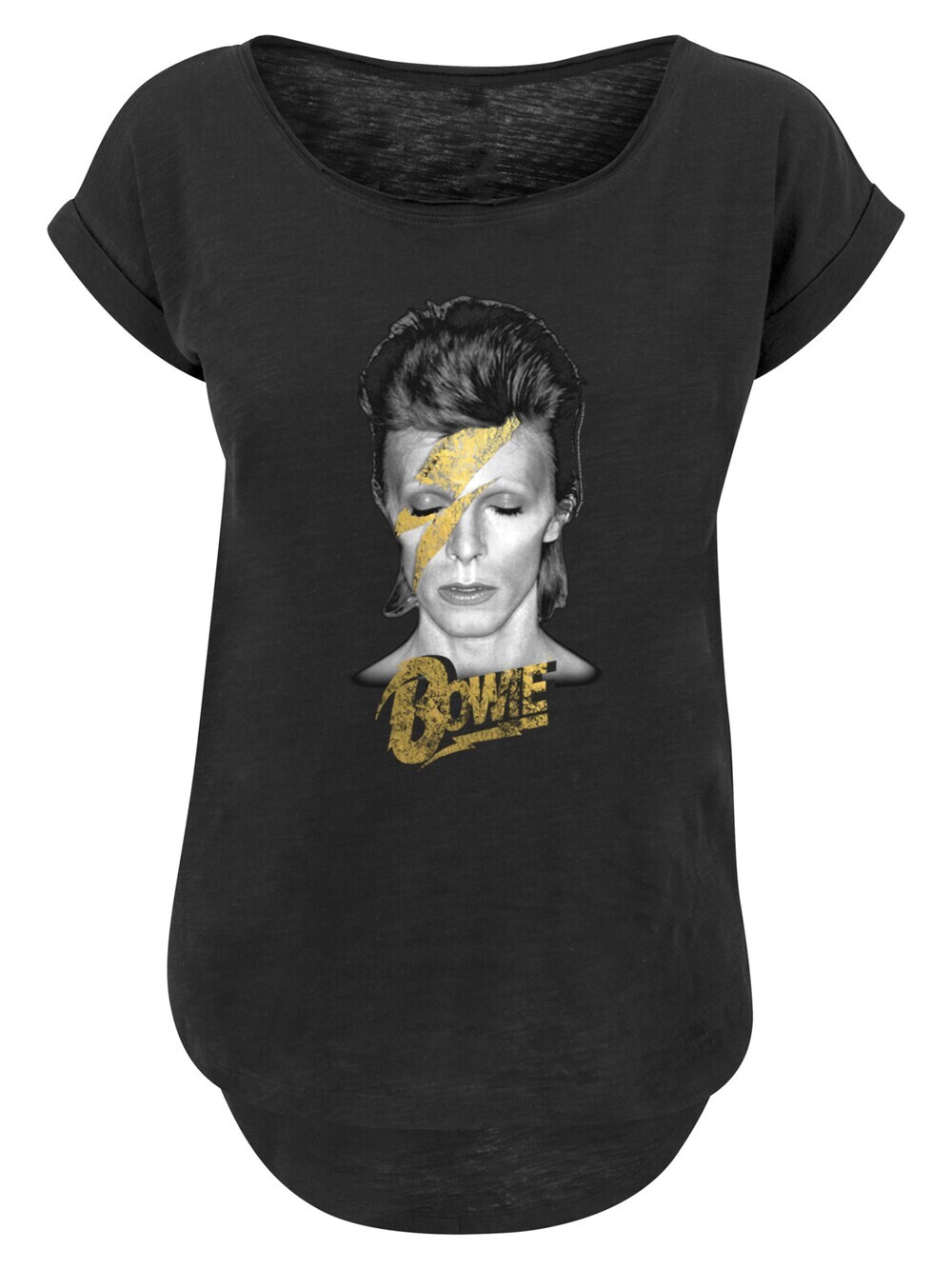 

Рубашка F4Nt4Stic David Bowie Aladdin Sane Gold Bolt, черный