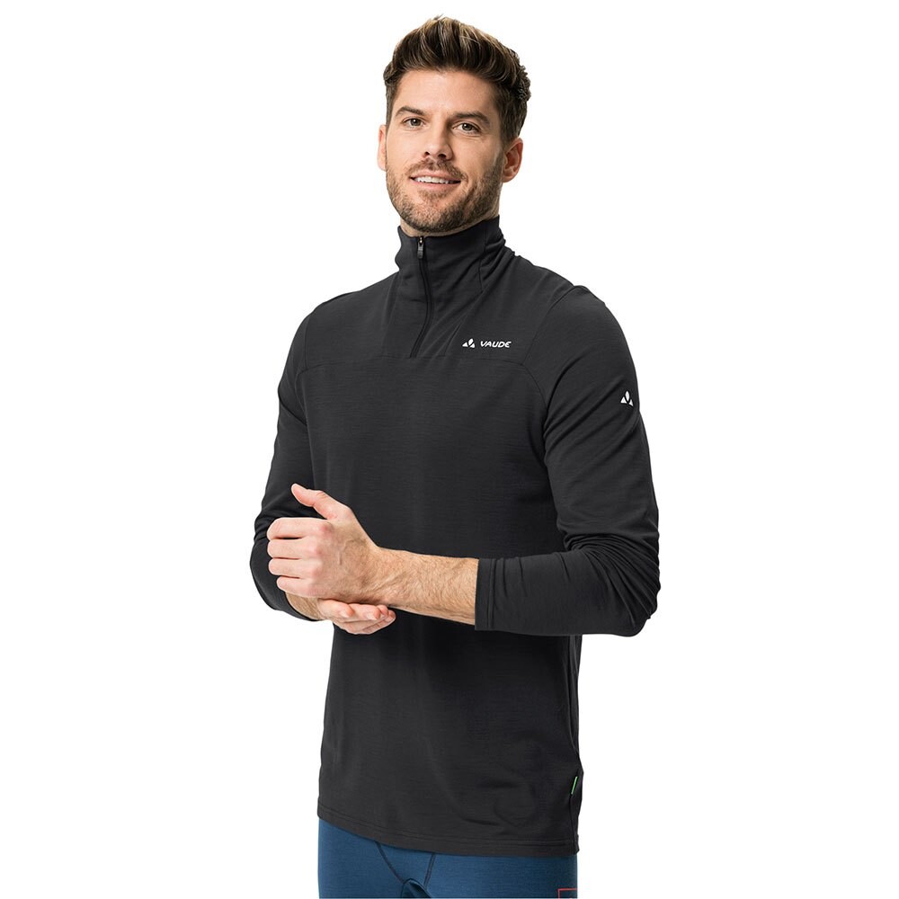 

Футболка с длинным рукавом VAUDE Monviso Half Zip, черный