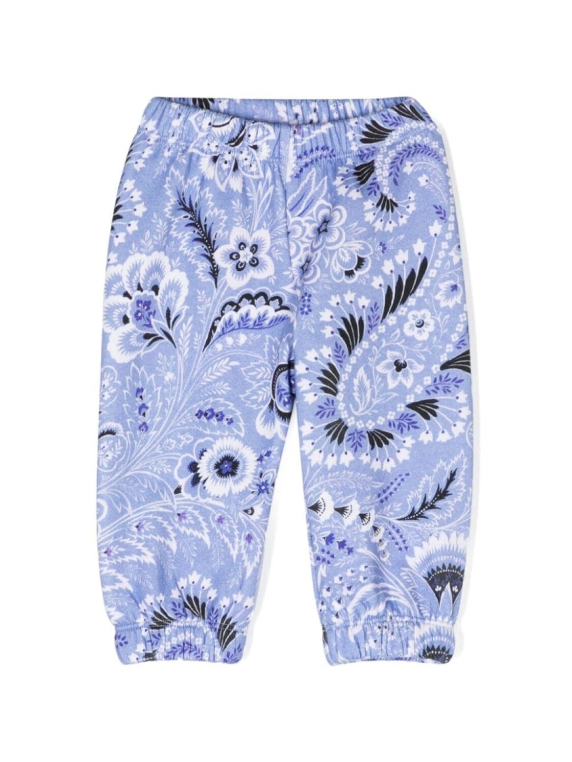 

Спортивные брюки с ботаническим принтом ETRO KIDS, синий