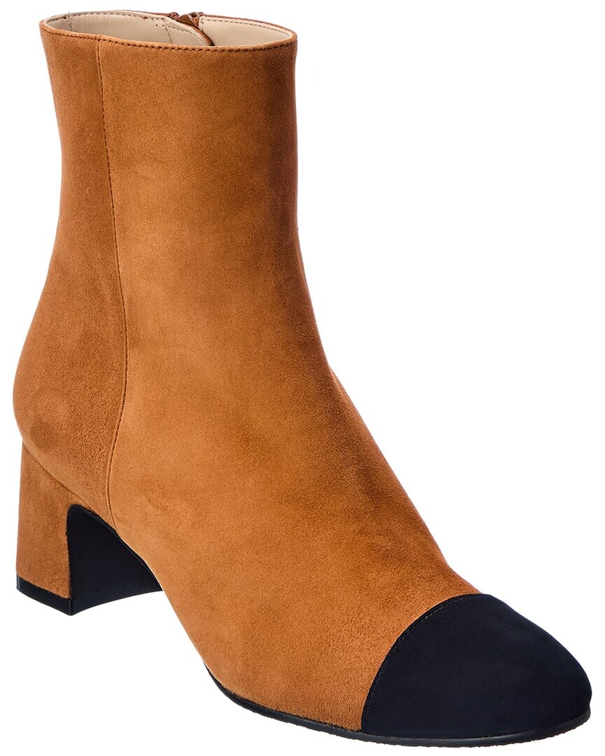 

Stuart Weitzman Замшевые ботильоны Milla 60, коричневый