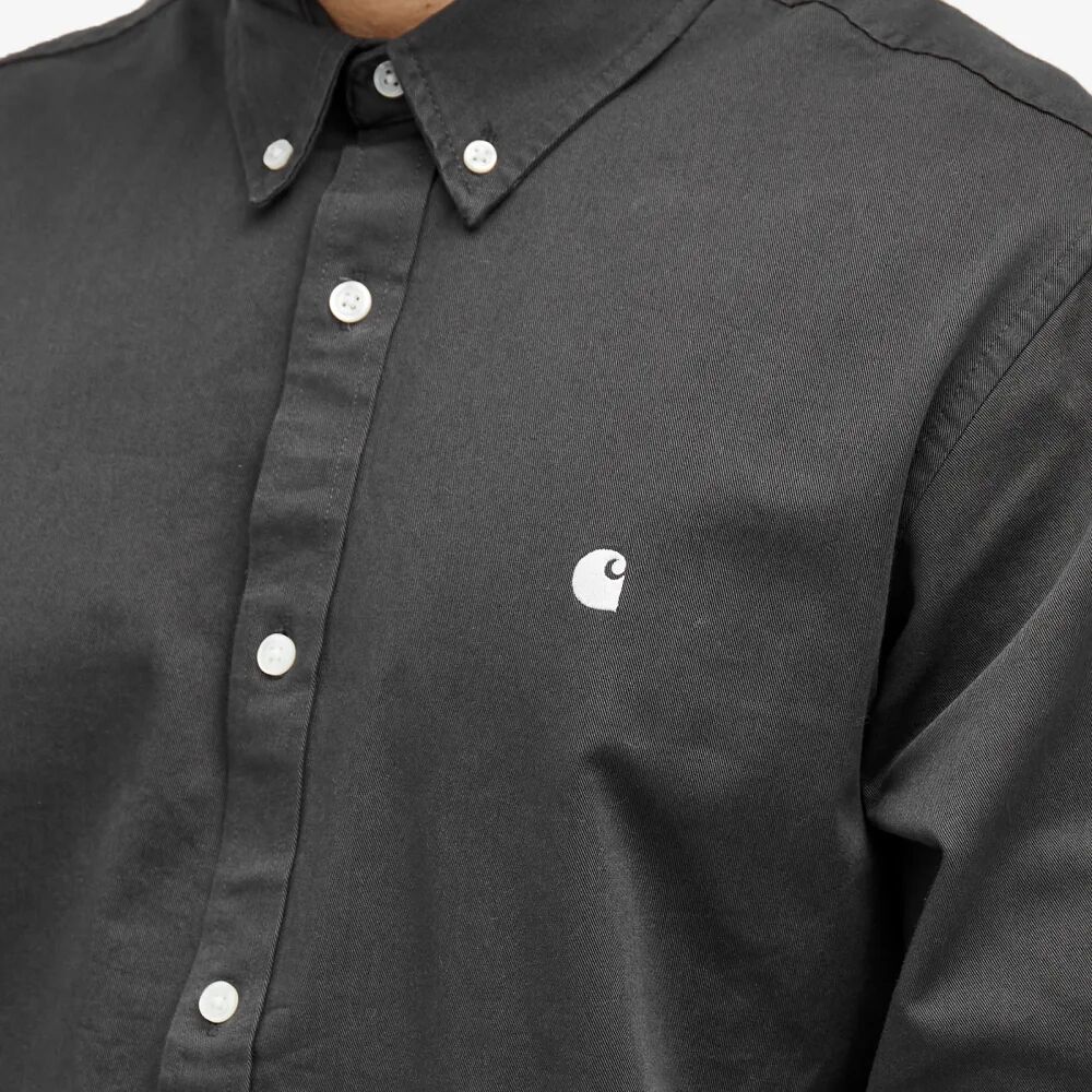 цена Carhartt WIP Рубашка Madison, серый