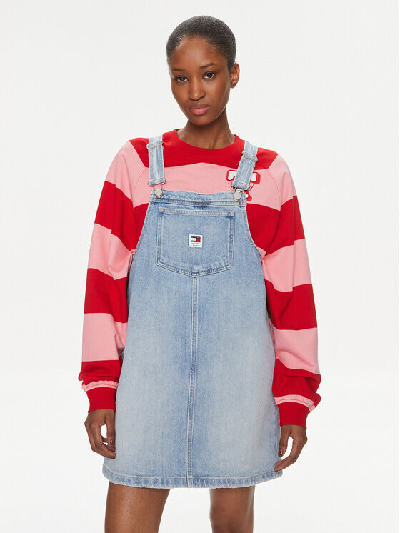 

Джинсовое платье стандартного кроя Tommy Jeans, синий
