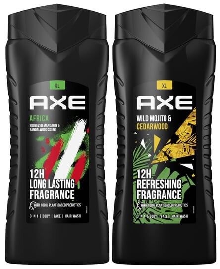 

Гель для душа Mix Wild Mojito + Africa, 2 шт. Axe